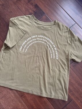 Olive Green Pride Tee